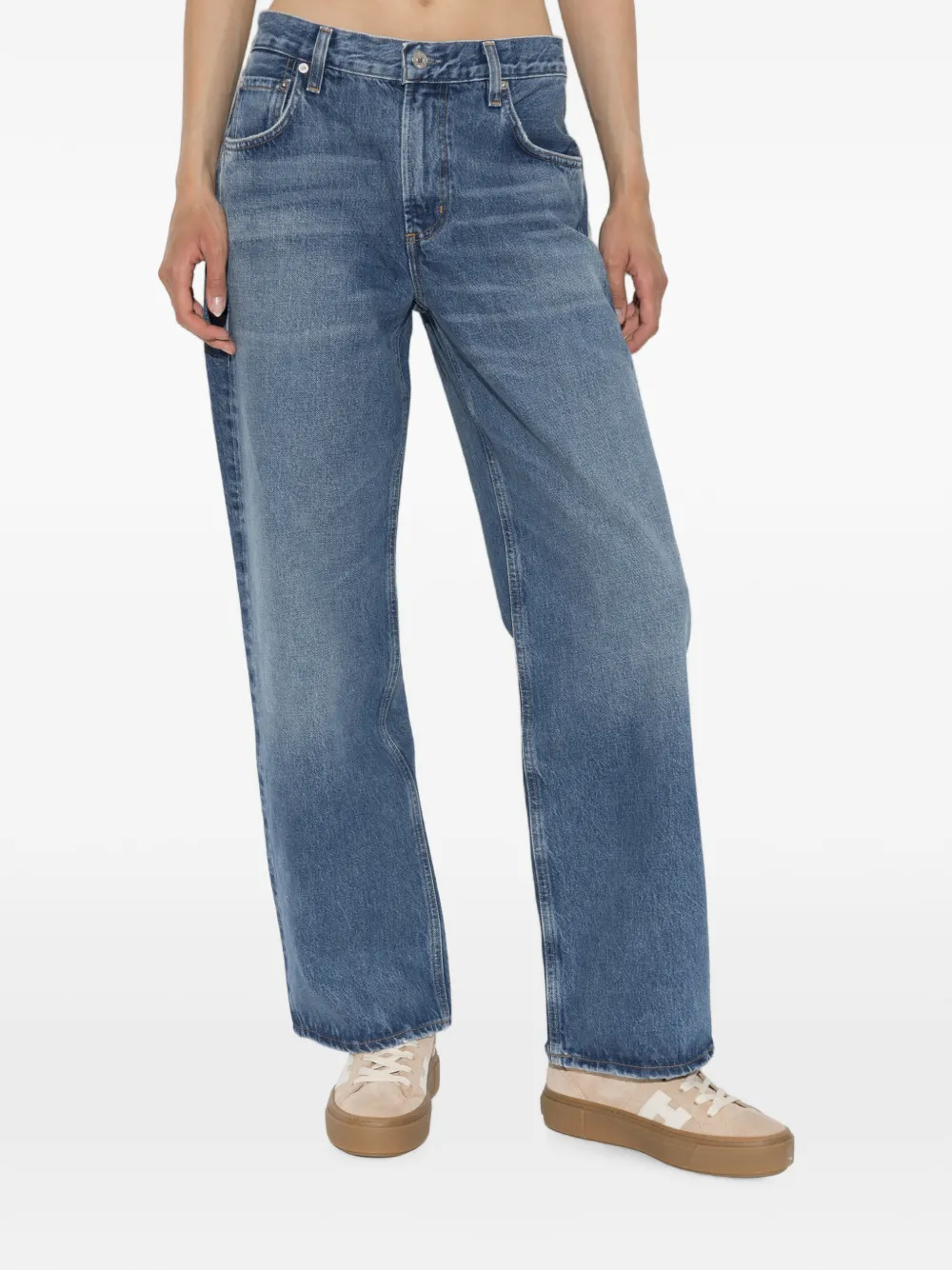 Citizens of Humanity Lindz straight jeans Blauw