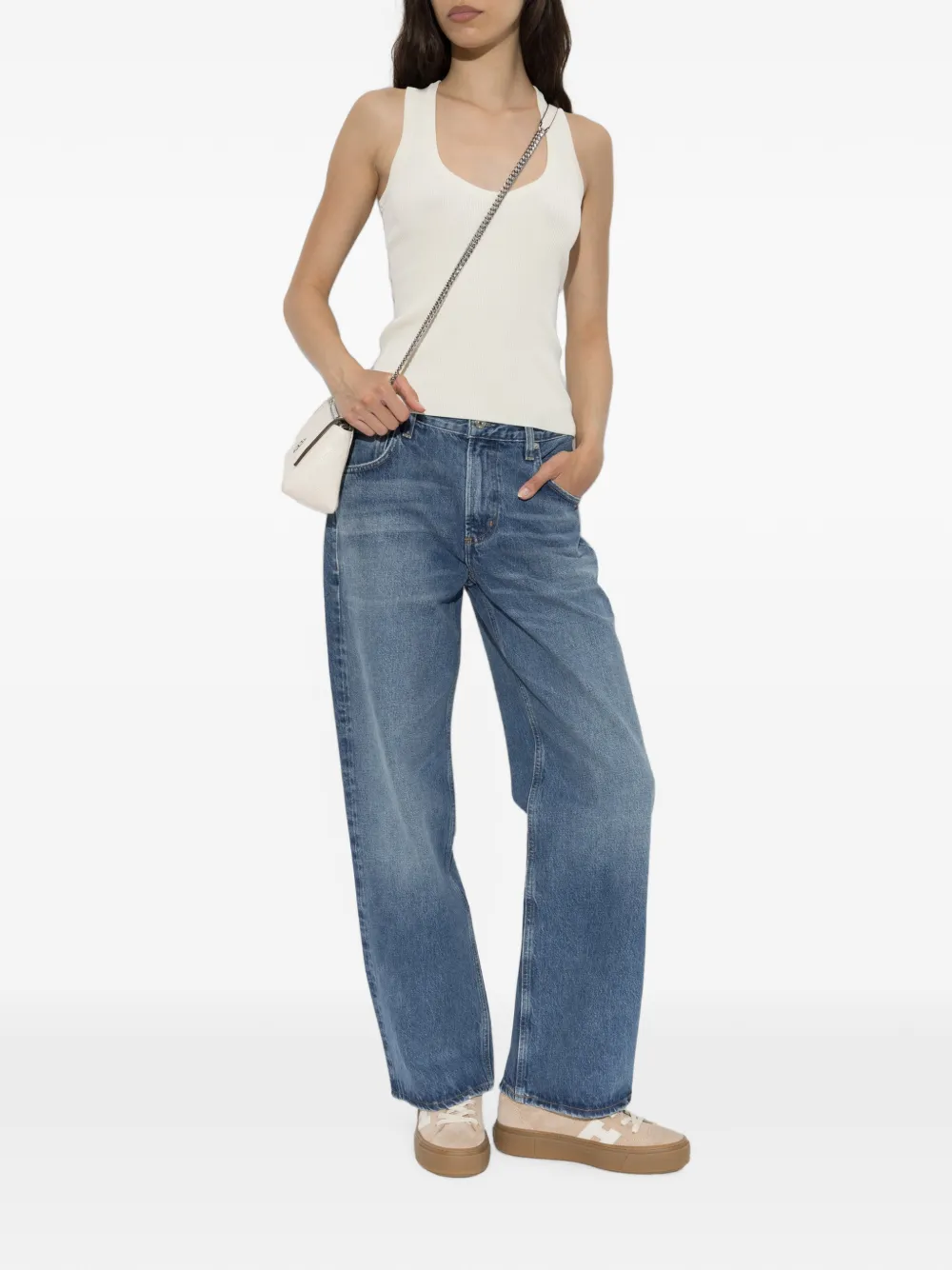 Citizens of Humanity Lindz straight jeans Blauw