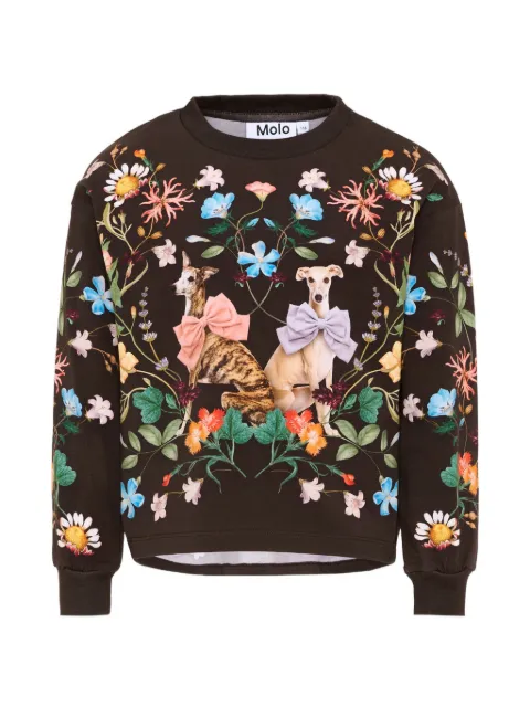 Molo Reniza floral-print long-sleeve T-shirt