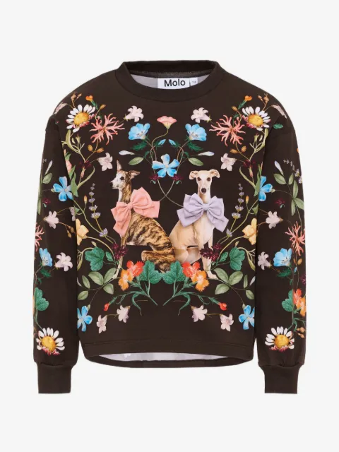 Molo Reniza floral-print long-sleeve T-shirt