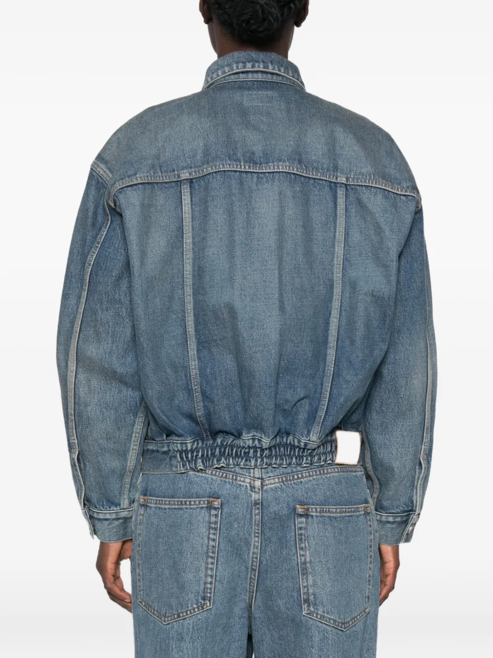 Saint Laurent Button-up spijkerjack Blauw