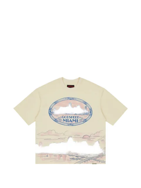 GODSPEED Miami Skyline graphic-print T-shirt