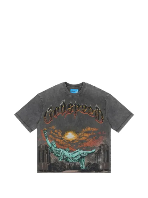 GODSPEED Burnt Bridges II graphic-print T-shirt