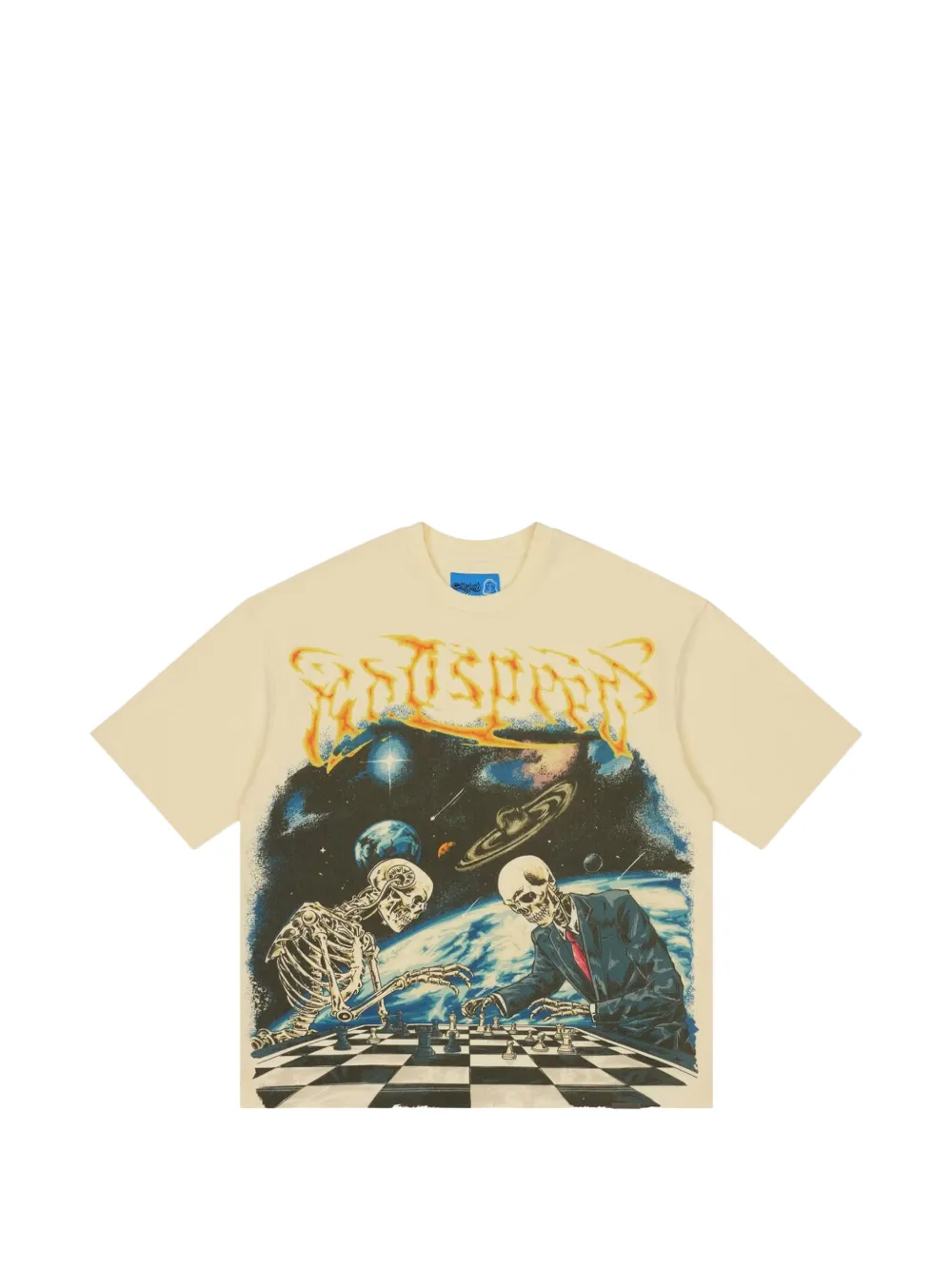 GODSPEED 체크메이트 II 그래픽 프린트 티셔츠 | 뉴트럴 | Image 1