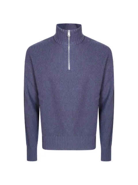 Diana Studio ribbed-knit quarter-zip sweater