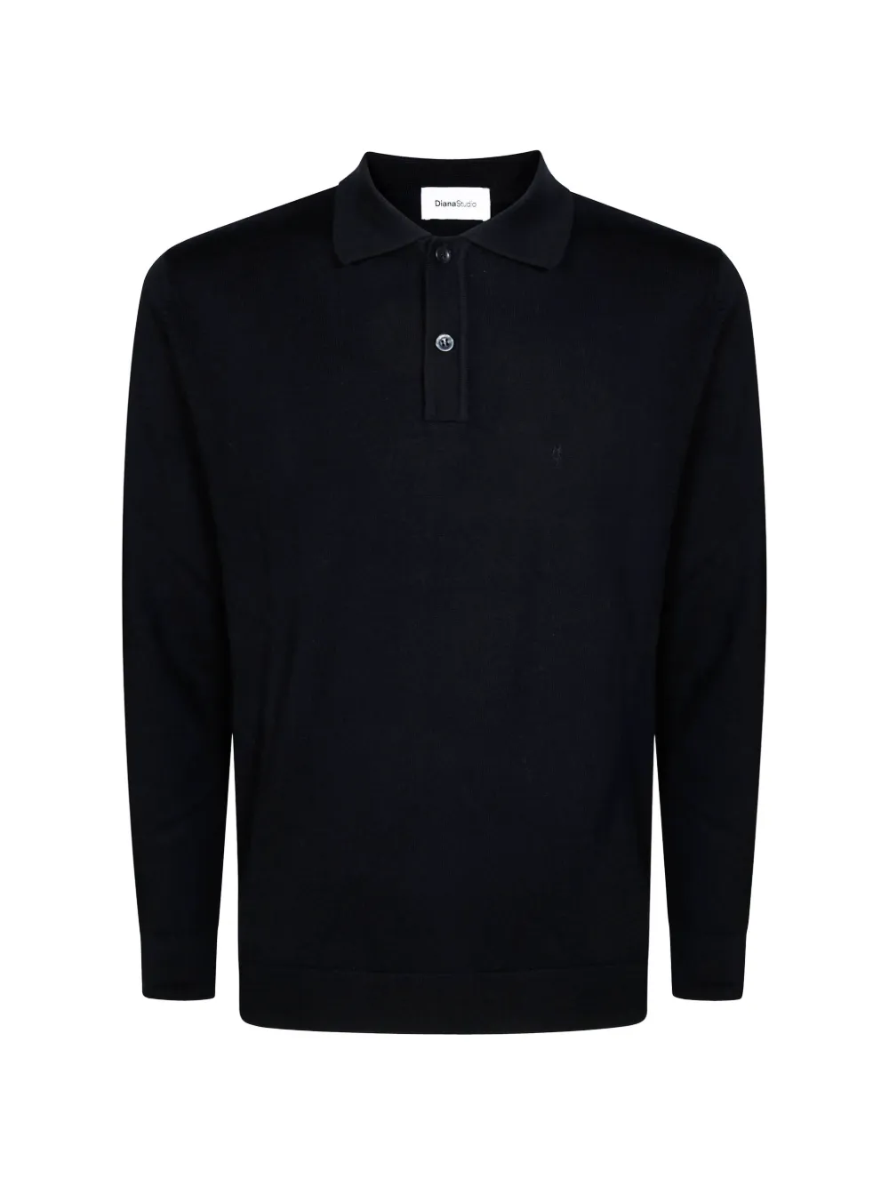 Diana Studio long-sleeve polo shirt - Nero