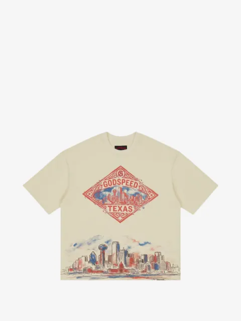 GODSPEED t-shirt Texas Skyline à imprimé graphique