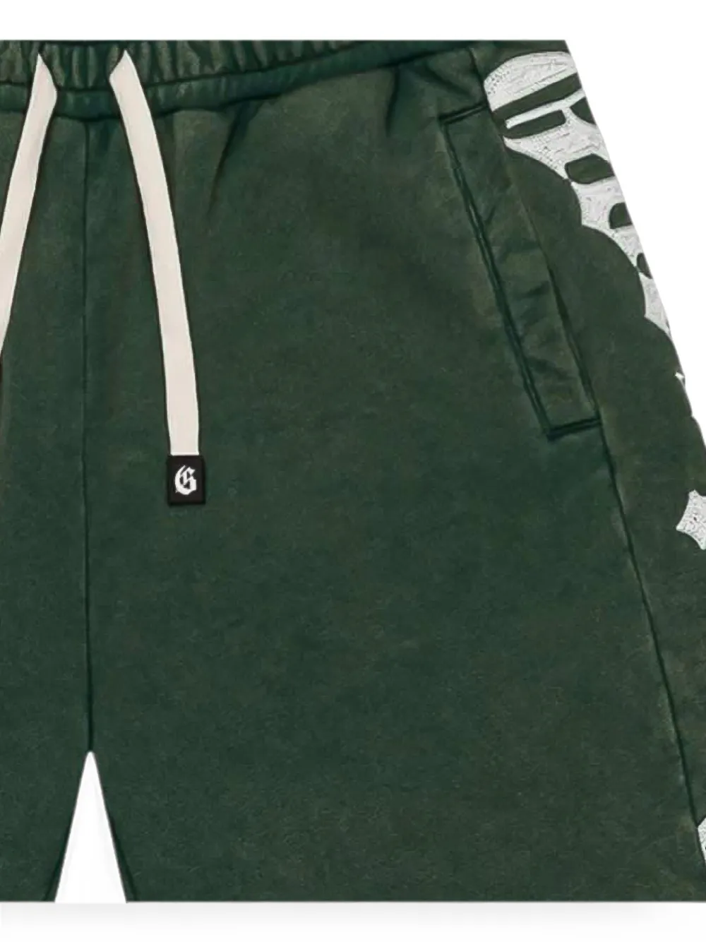 GODSPEED CourtSide shorts met logo-print Groen