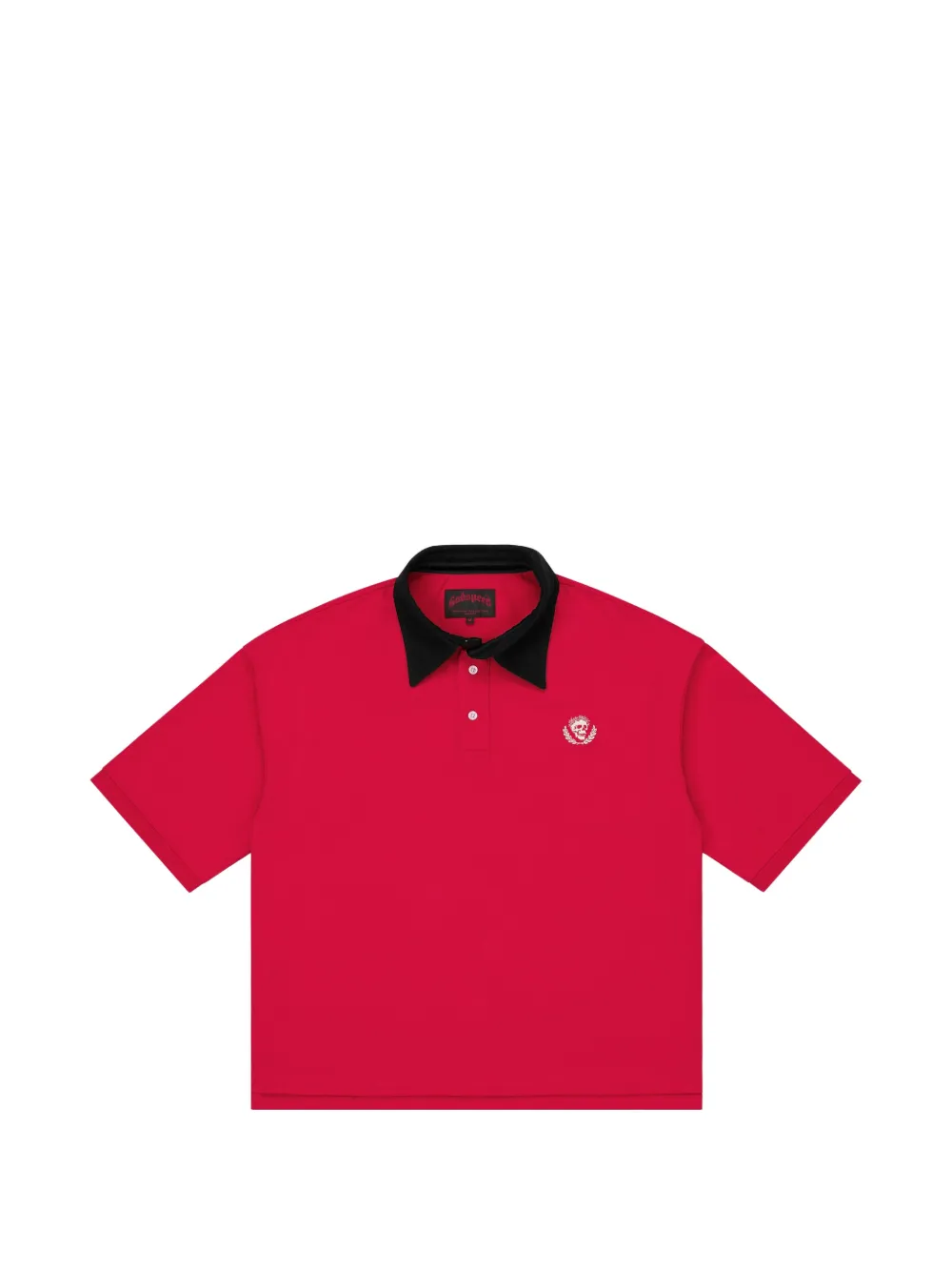 GODSPEED logo-embroidered polo shirt - Rosso