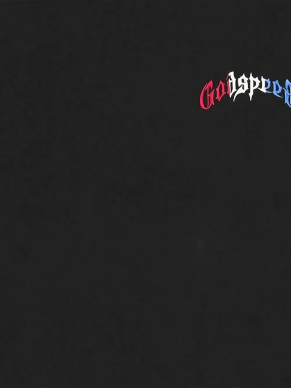 GODSPEED Vital Necessi-Tee T-shirt met logoprint Zwart