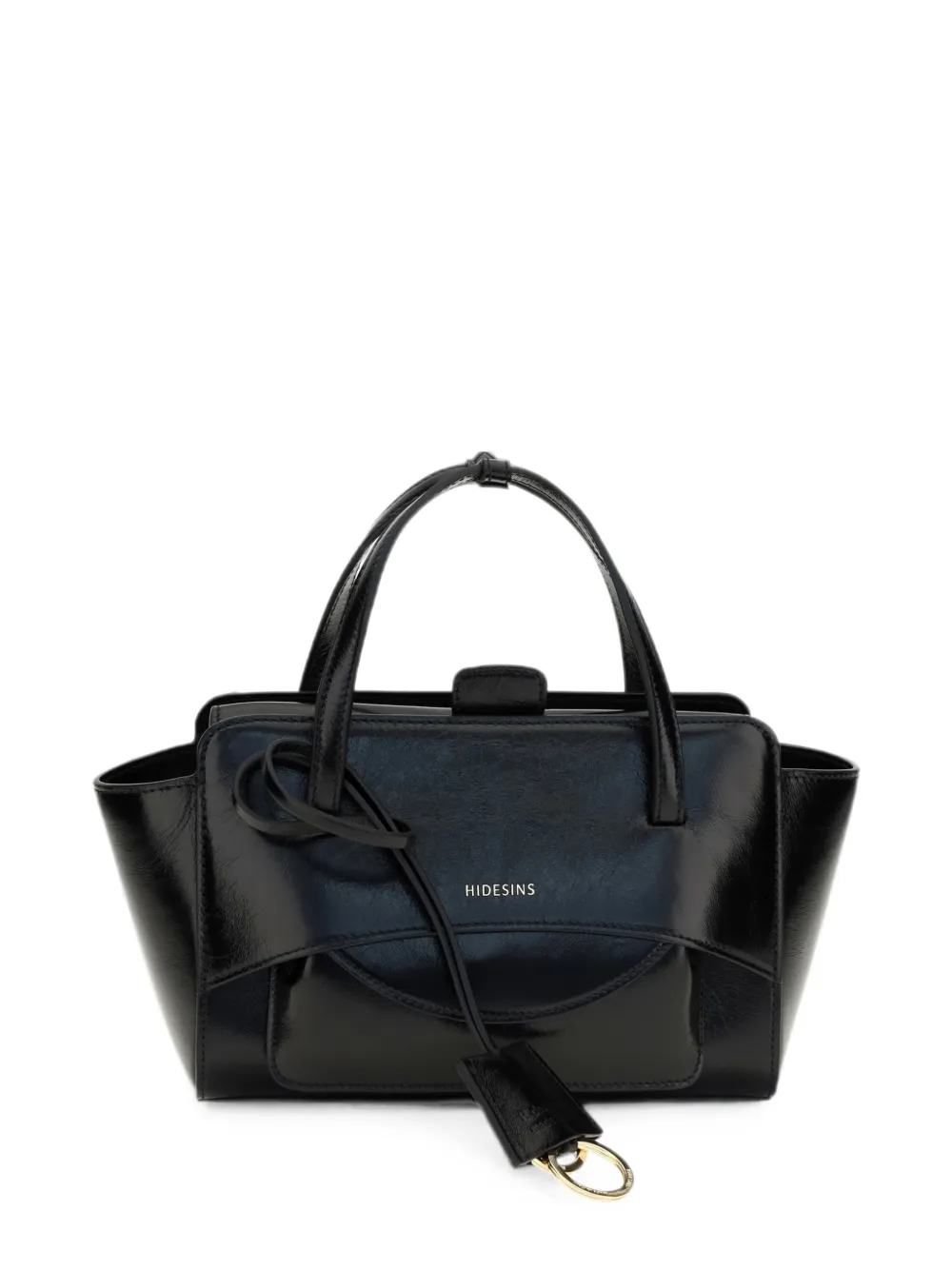 Hidesins Small Flap Tote Bag In Black