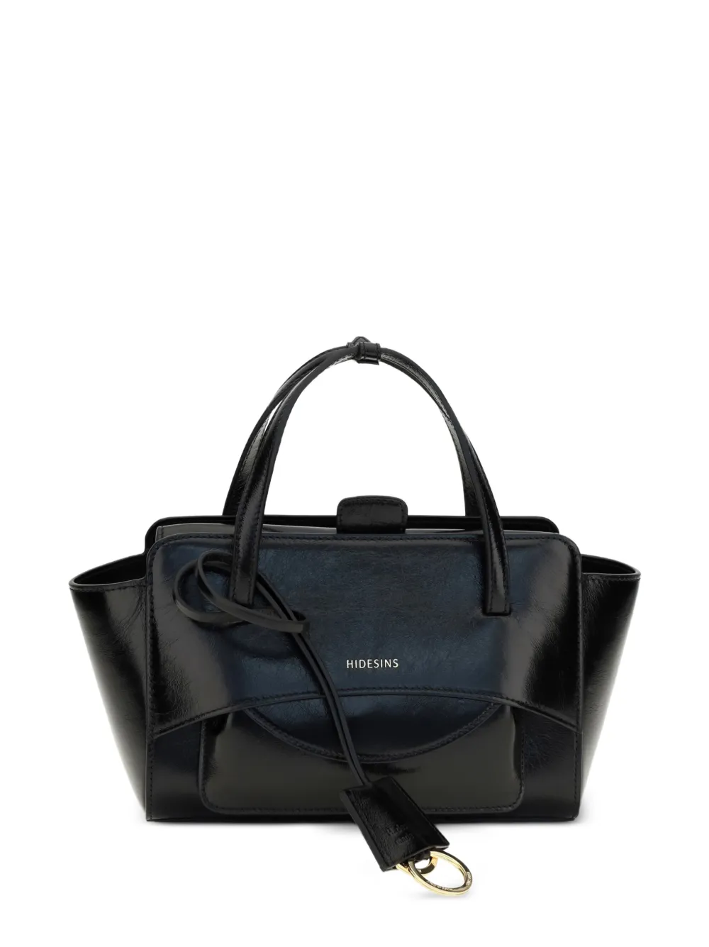 HIDESINS logo-print leather tote bag