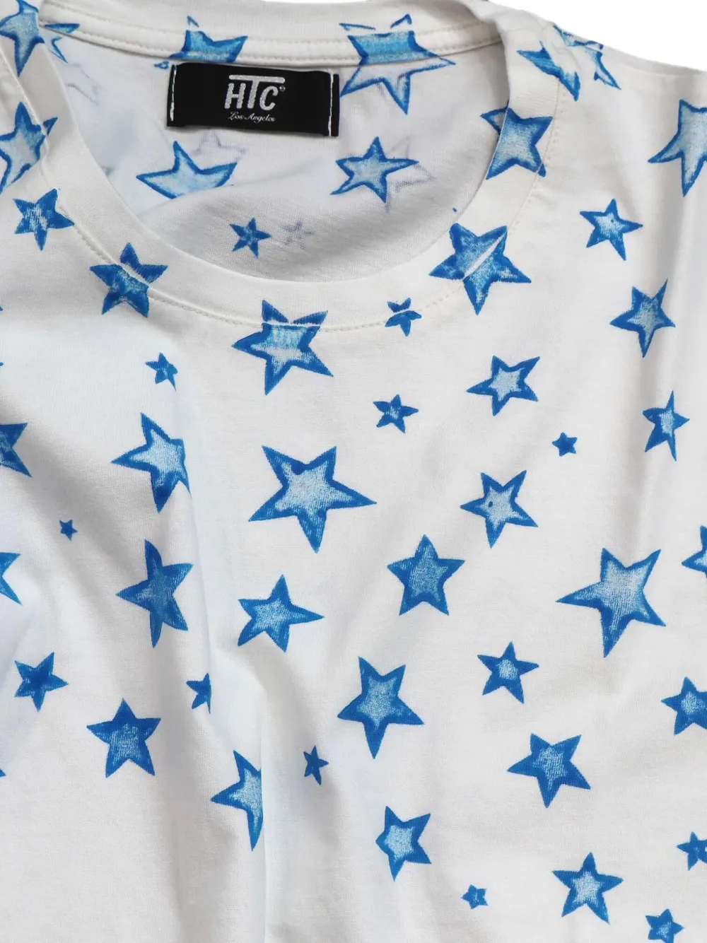 Htc Los Angeles T-shirt met sterprint Wit