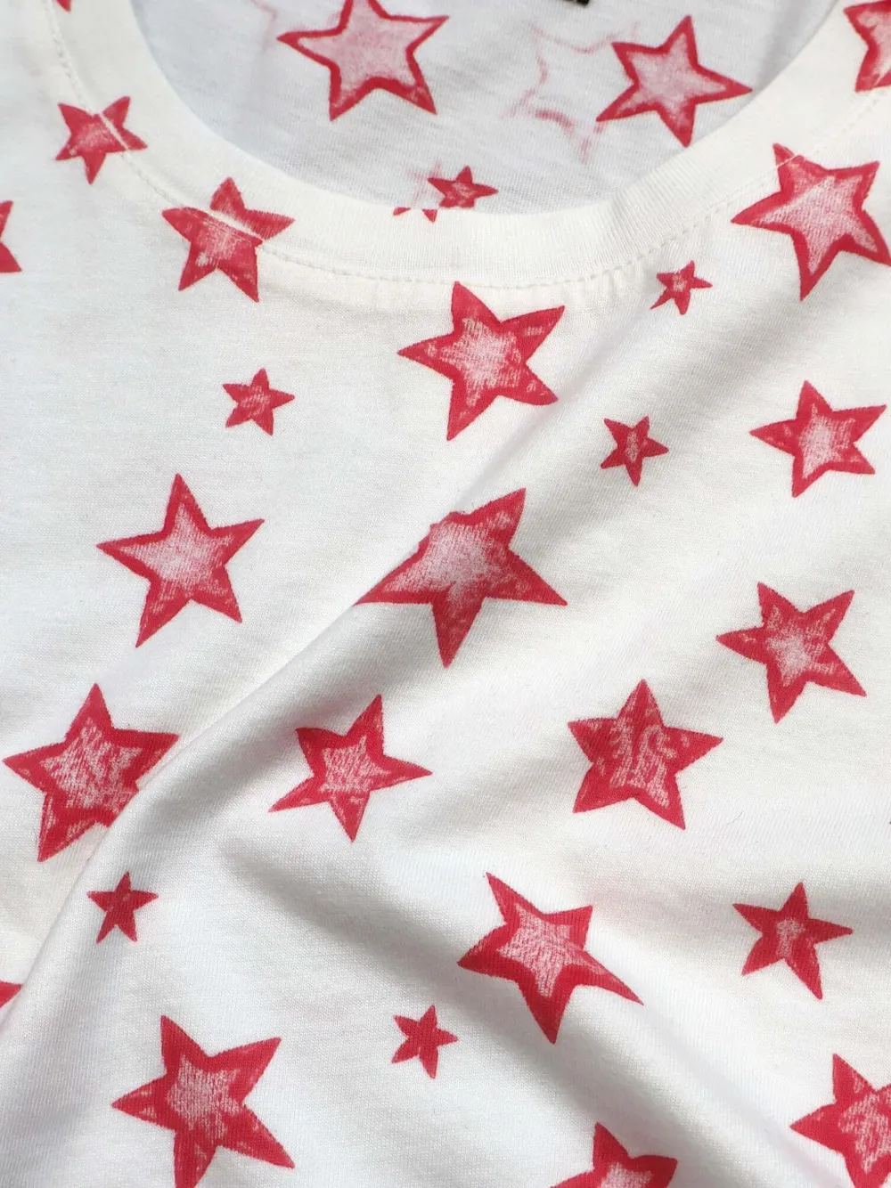 Htc Los Angeles T-shirt met sterprint Wit