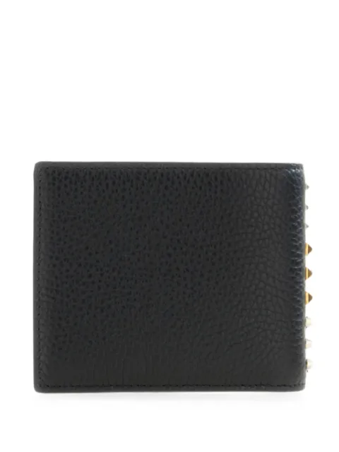 Valentino Garavani Rockstud pebbled-leather wallet
