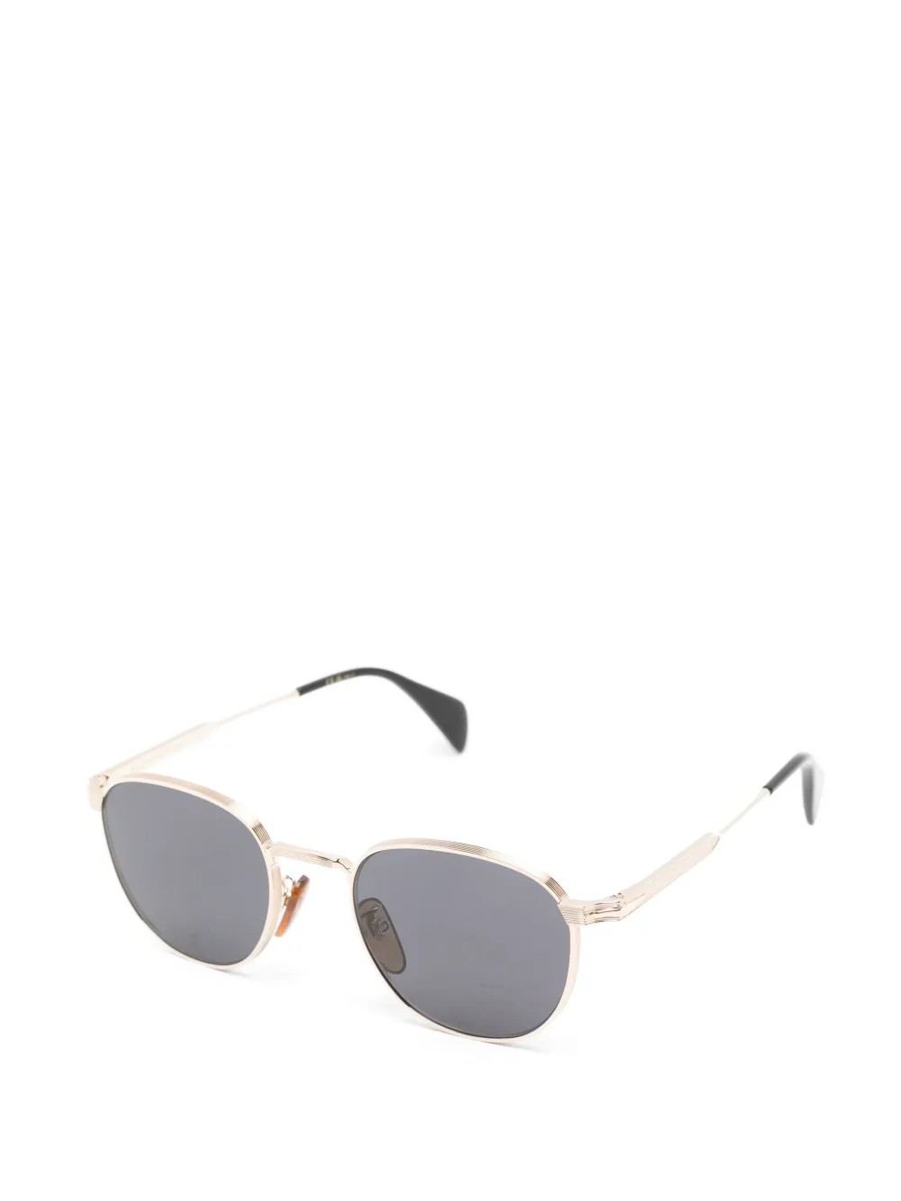 Eyewear by David Beckham Zonnebril met geometrisch montuur Goud