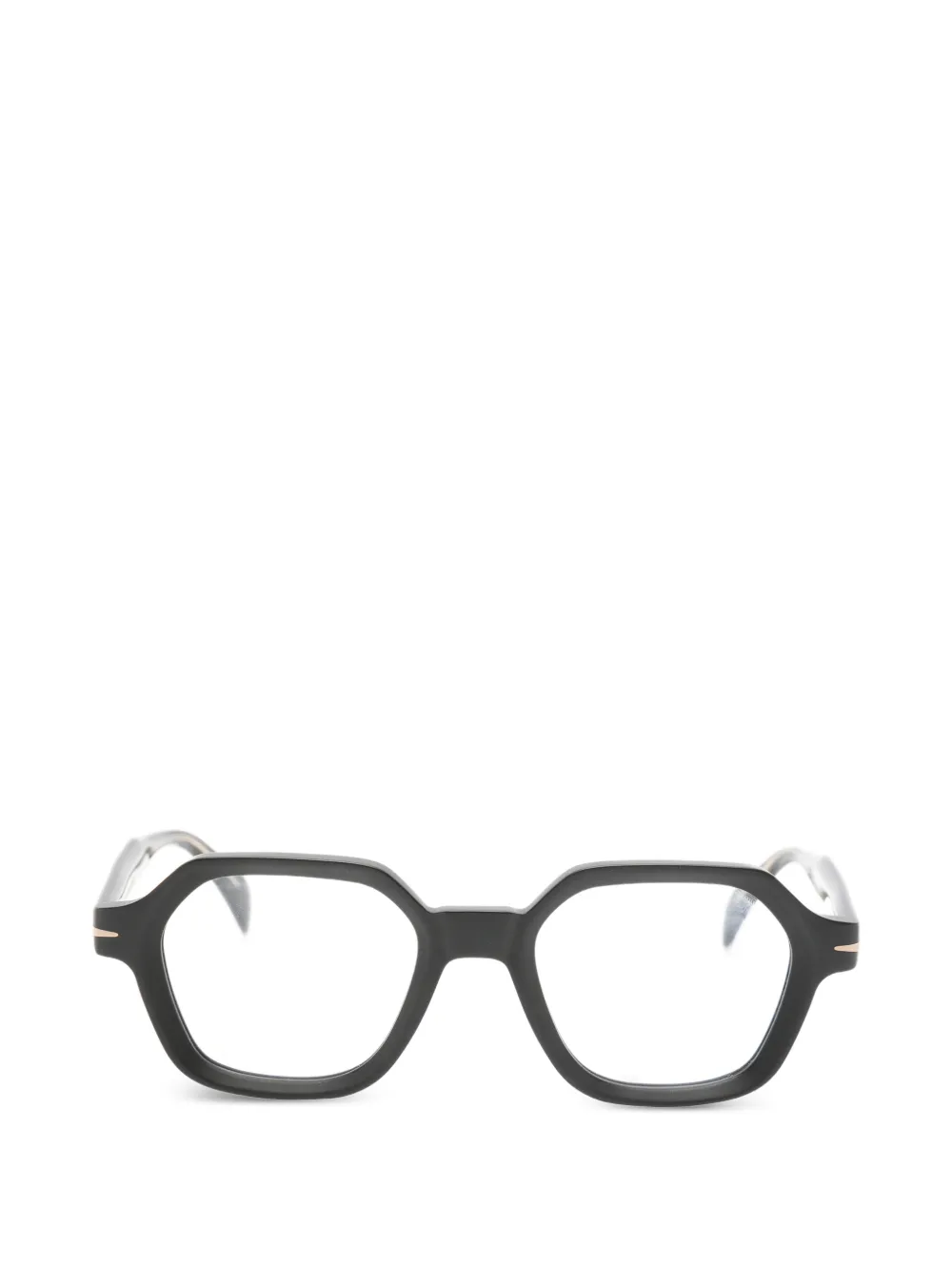 Eyewear by David Beckham lunettes de vue DB7140 à monture géométrique - Noir Eyewear by David Beckham lunettes de vue DB7140 à monture géométrique - Noir