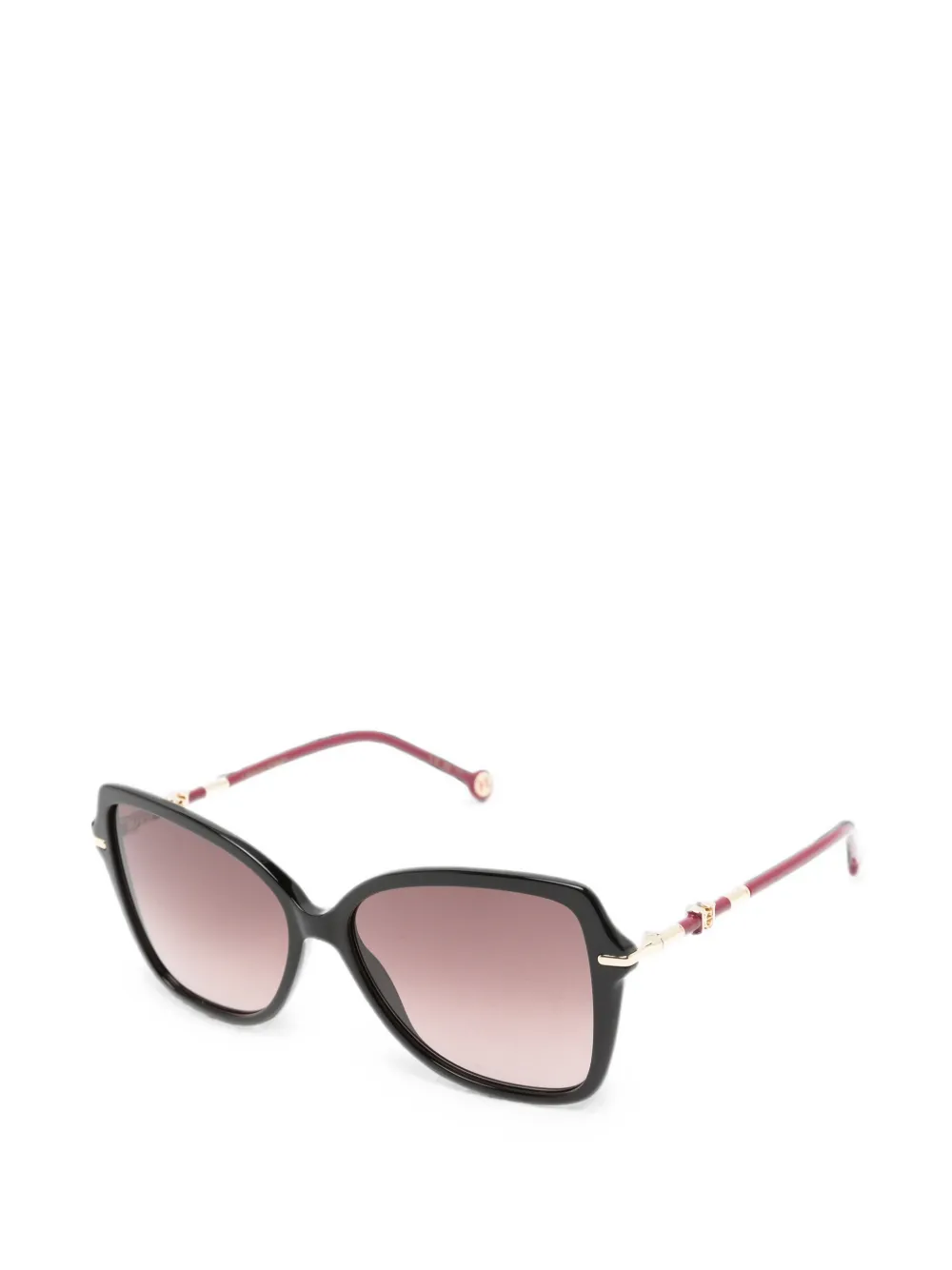 Carolina Herrera square-frame sunglasses Zwart