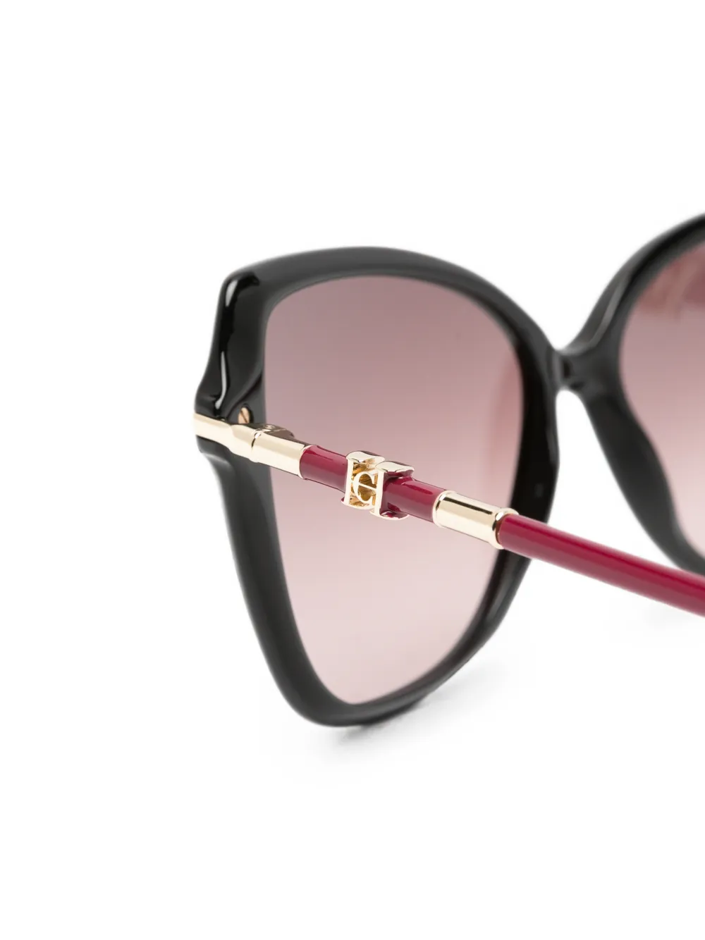 Carolina Herrera square-frame sunglasses Zwart