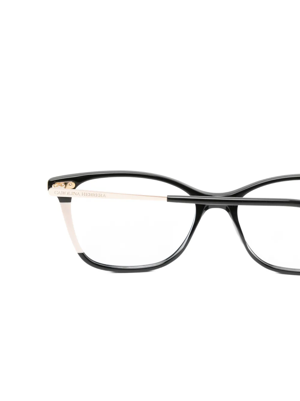 Carolina Herrera Bril met cat-eye montuur Zwart