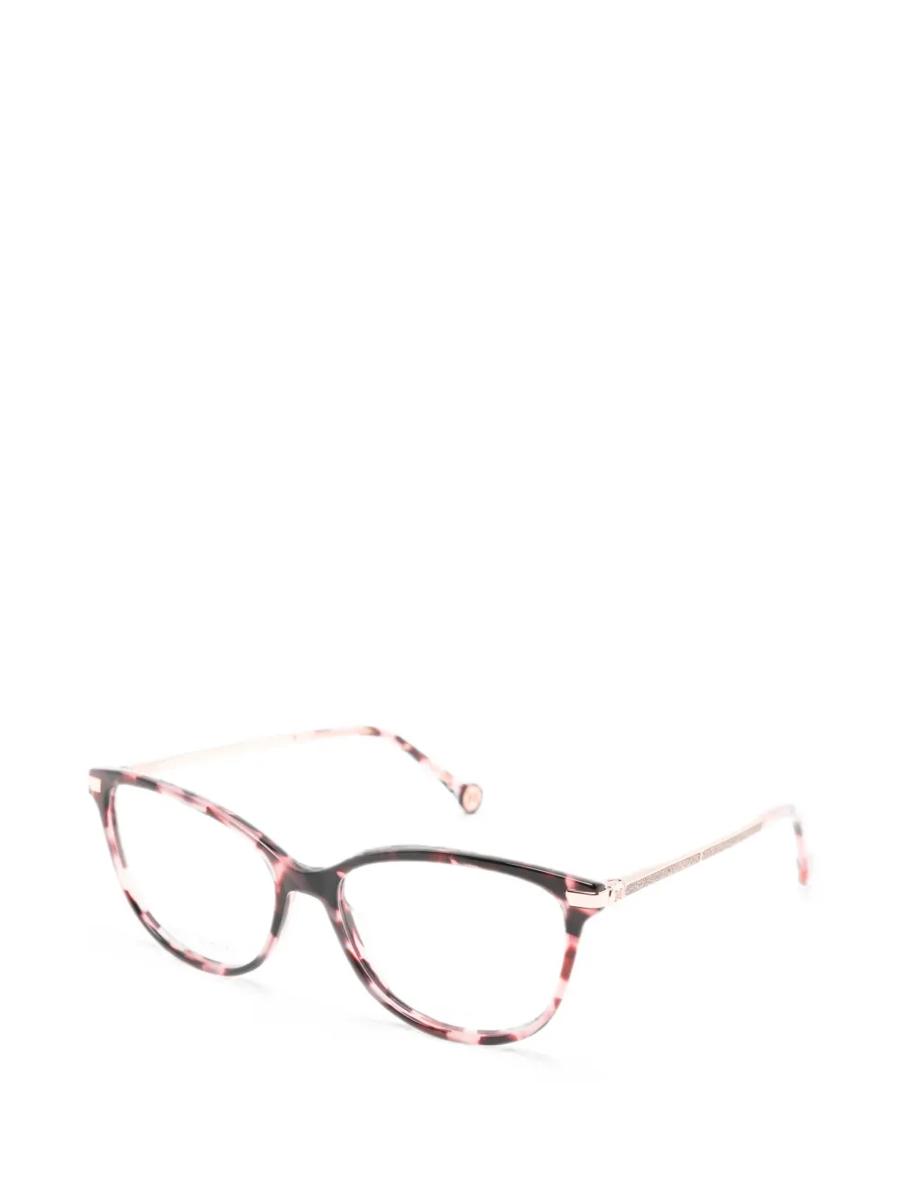 Carolina Herrera tortoiseshell cat-eye glasses Roze