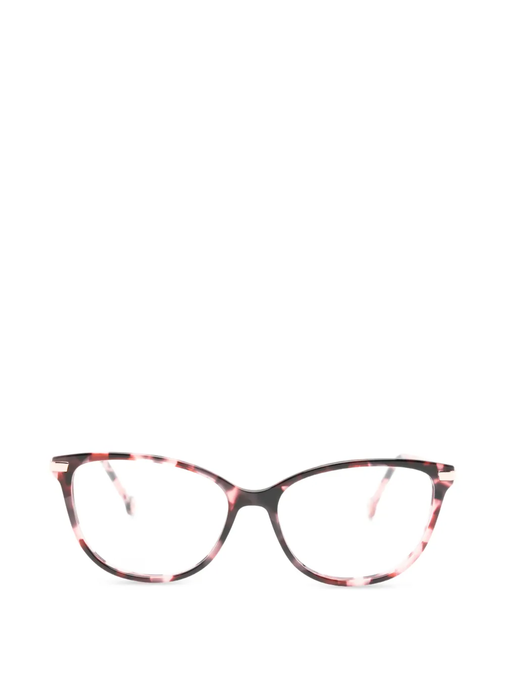 Carolina Herrera tortoiseshell cat-eye glasses Roze