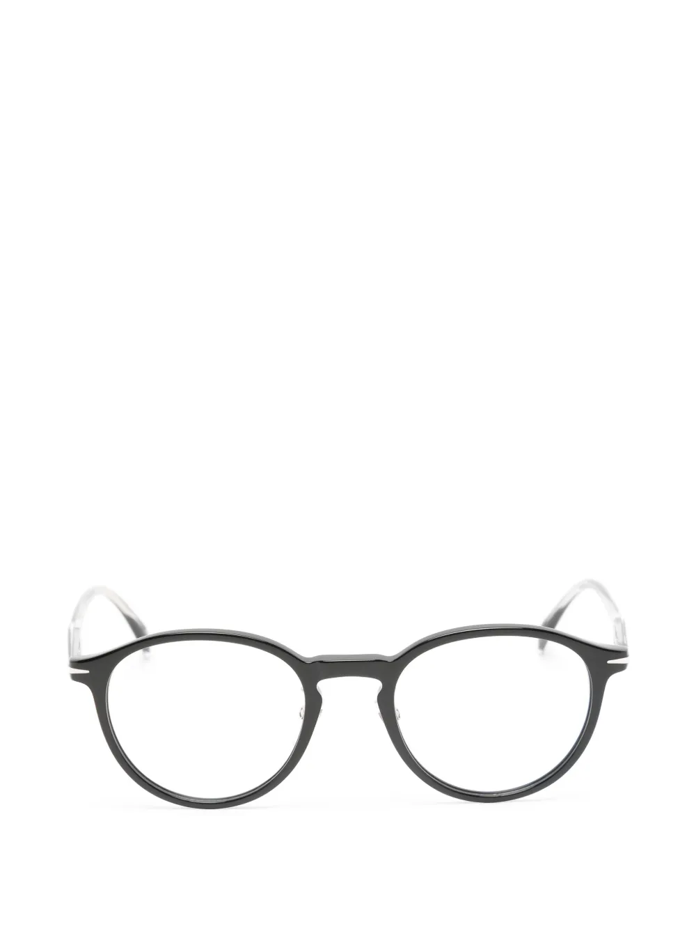 Eyewear by David Beckham lunettes de vue à monture ronde - Noir Eyewear by David Beckham lunettes de vue à monture ronde - Noir