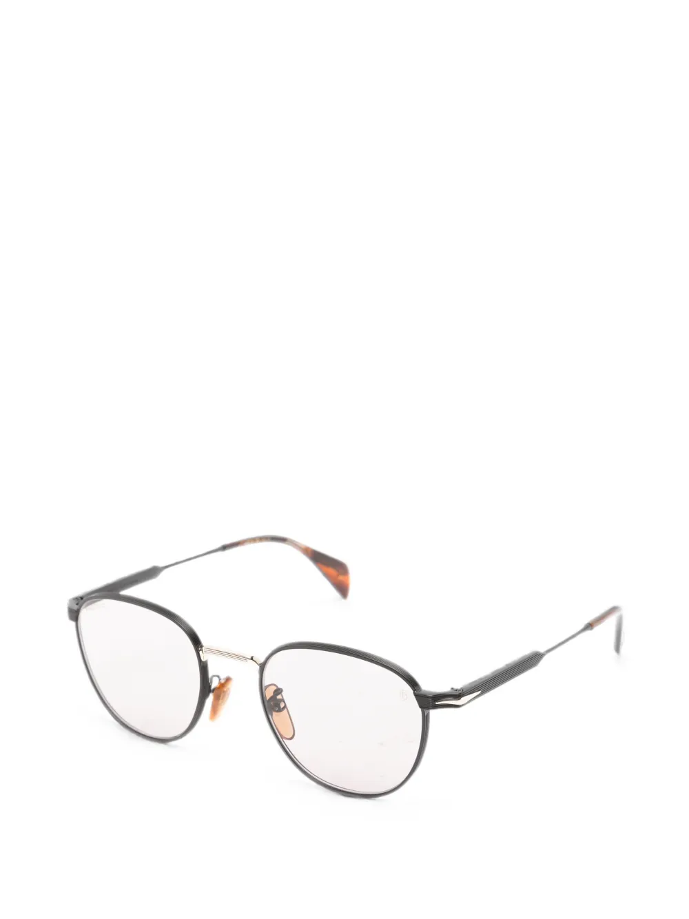 Eyewear by David Beckham Zonnebril met geometrisch montuur Zwart