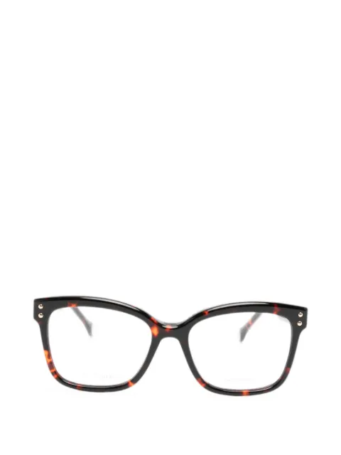 Carolina Herrera lunettes de vue à effet écailles de tortue