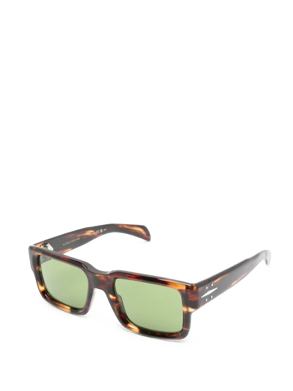 Eyewear by David Beckham Zonnebril met rechthoekig montuur Bruin