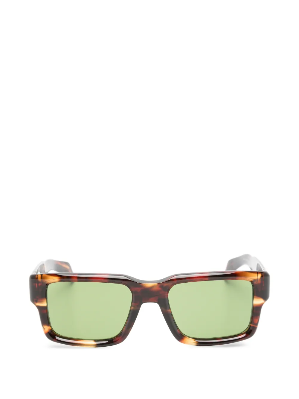 Eyewear by David Beckham tortoiseshell-effect rectangle-frame sunglasses - Braun