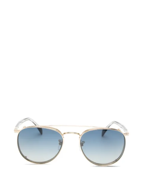 Eyewear by David Beckham round-frame clip-on glasses