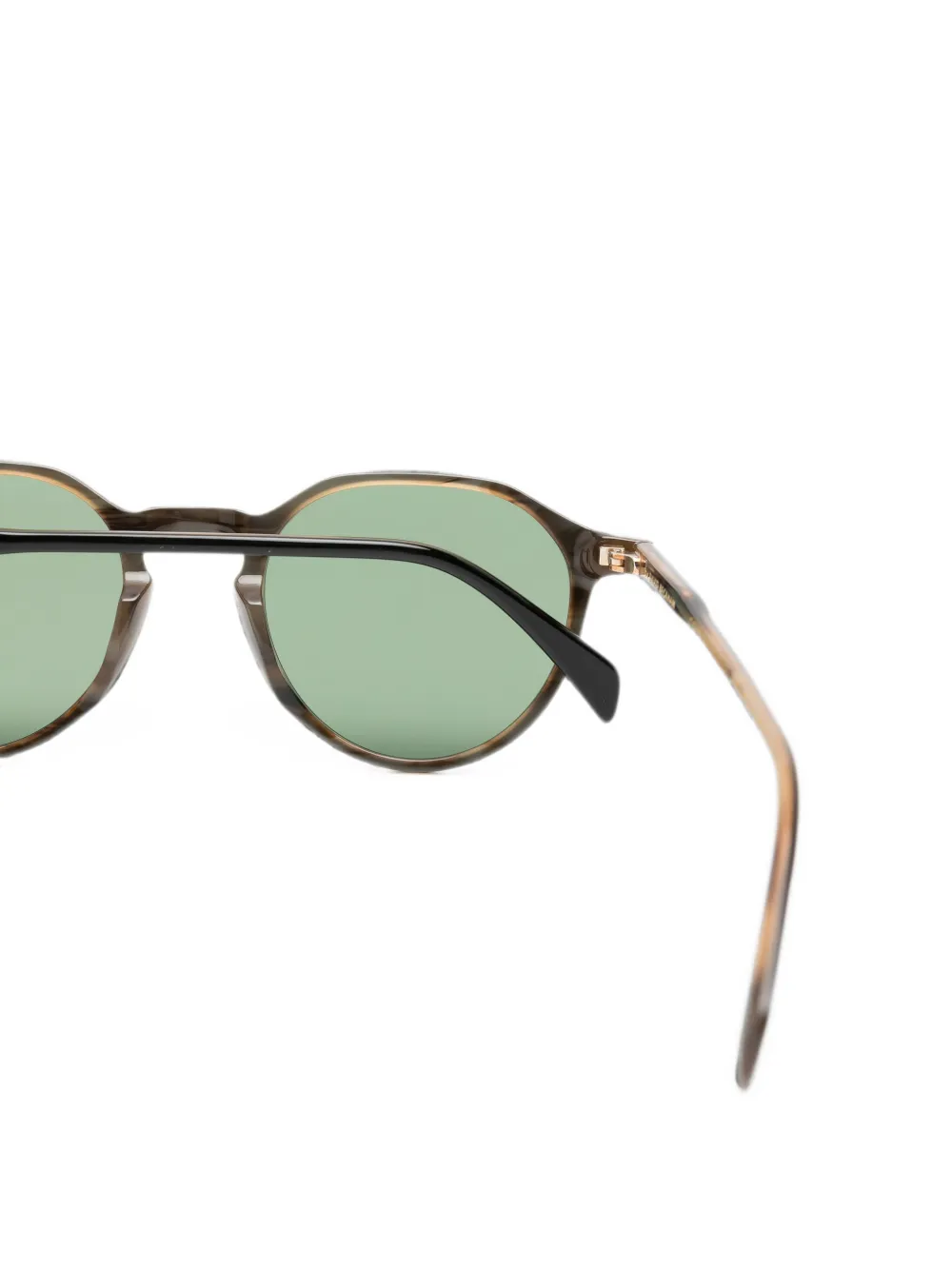 Eyewear by David Beckham Zonnebril met rond montuur Zwart
