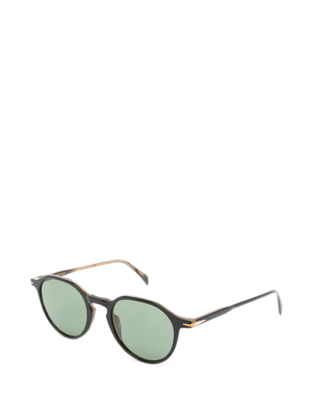 Eyewear by David Beckham Zonnebril met rond montuur Zwart