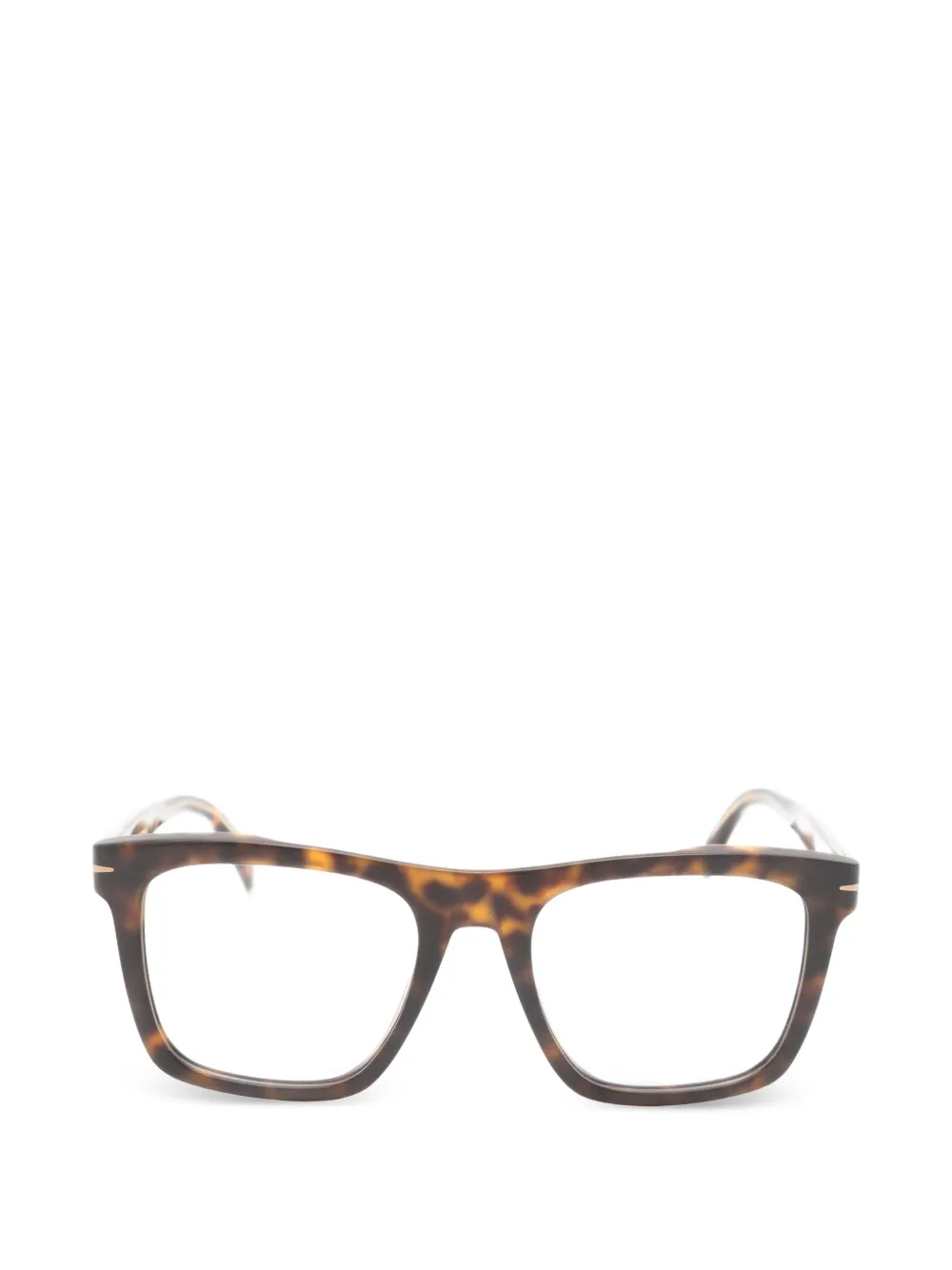Eyewear by David Beckham tortoiseshell-effect square-frame glasses · 53