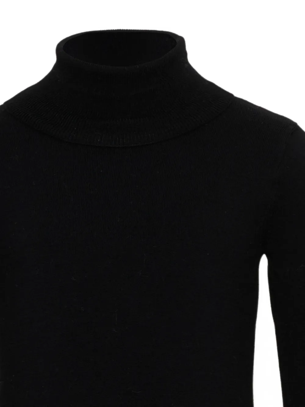 Mayoral roll-neck ribbed sweater Zwart