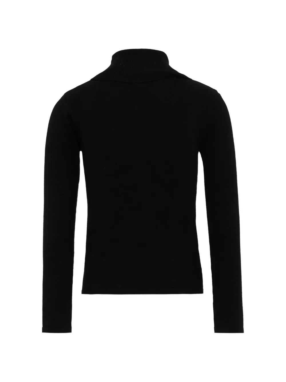 Mayoral roll-neck ribbed sweater Zwart