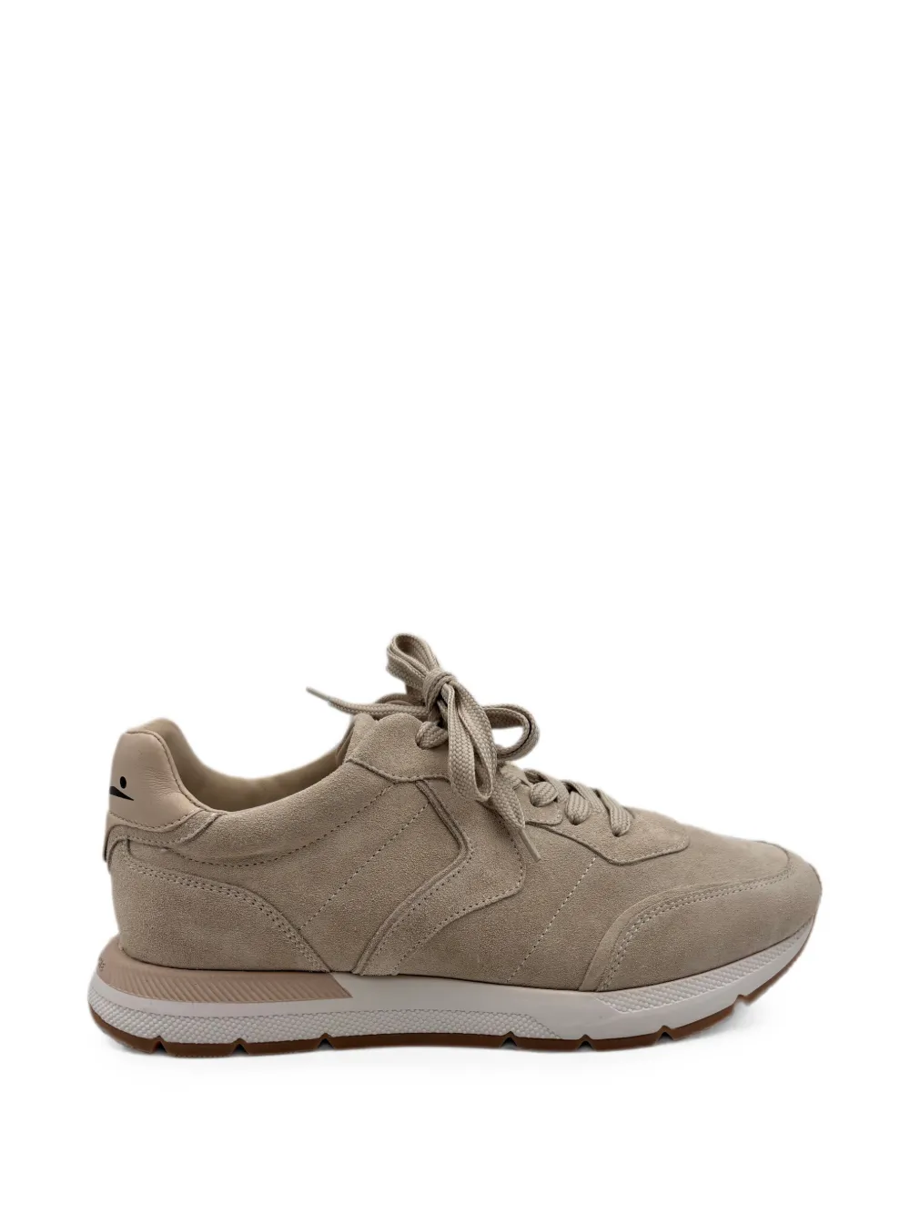 Voile Blanche Storm-015 suede sneakers - Nude