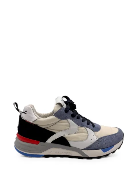 Voile Blanche Magg panelled suede sneakers