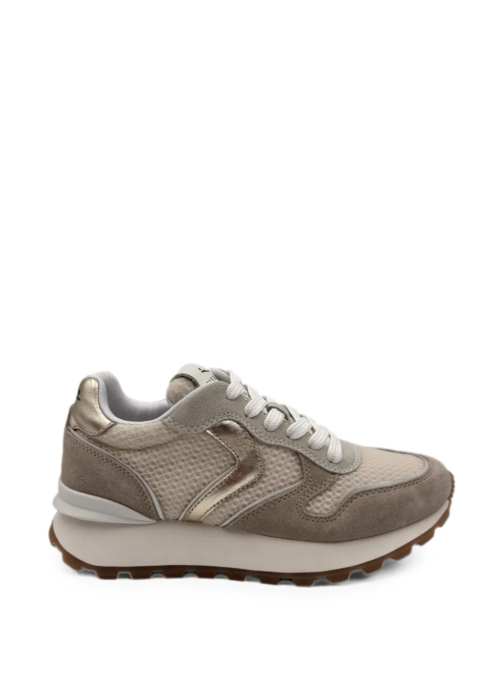 Voile Blanche Paris suede sneakers - Nude