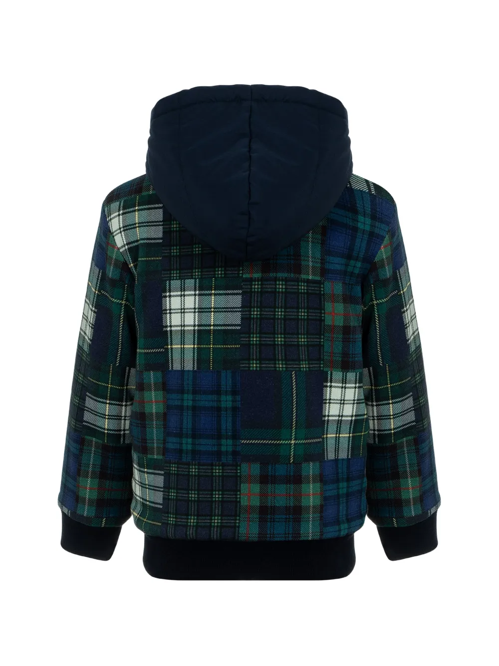 Lapin House Geruite hoodie Blauw