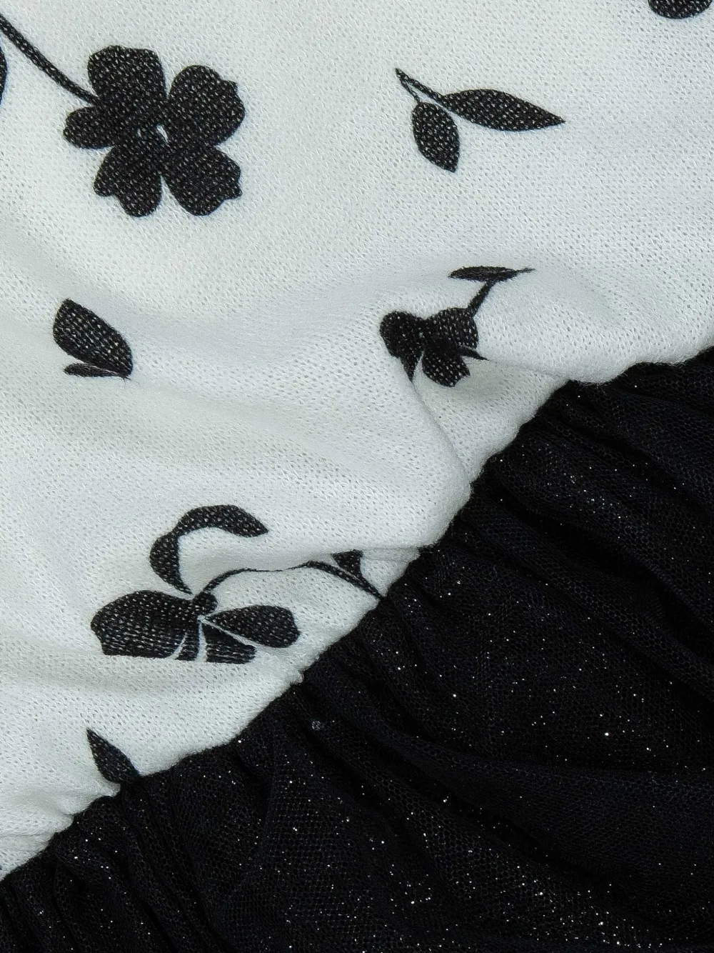 Lapin House Jurk met bloemenprint Wit