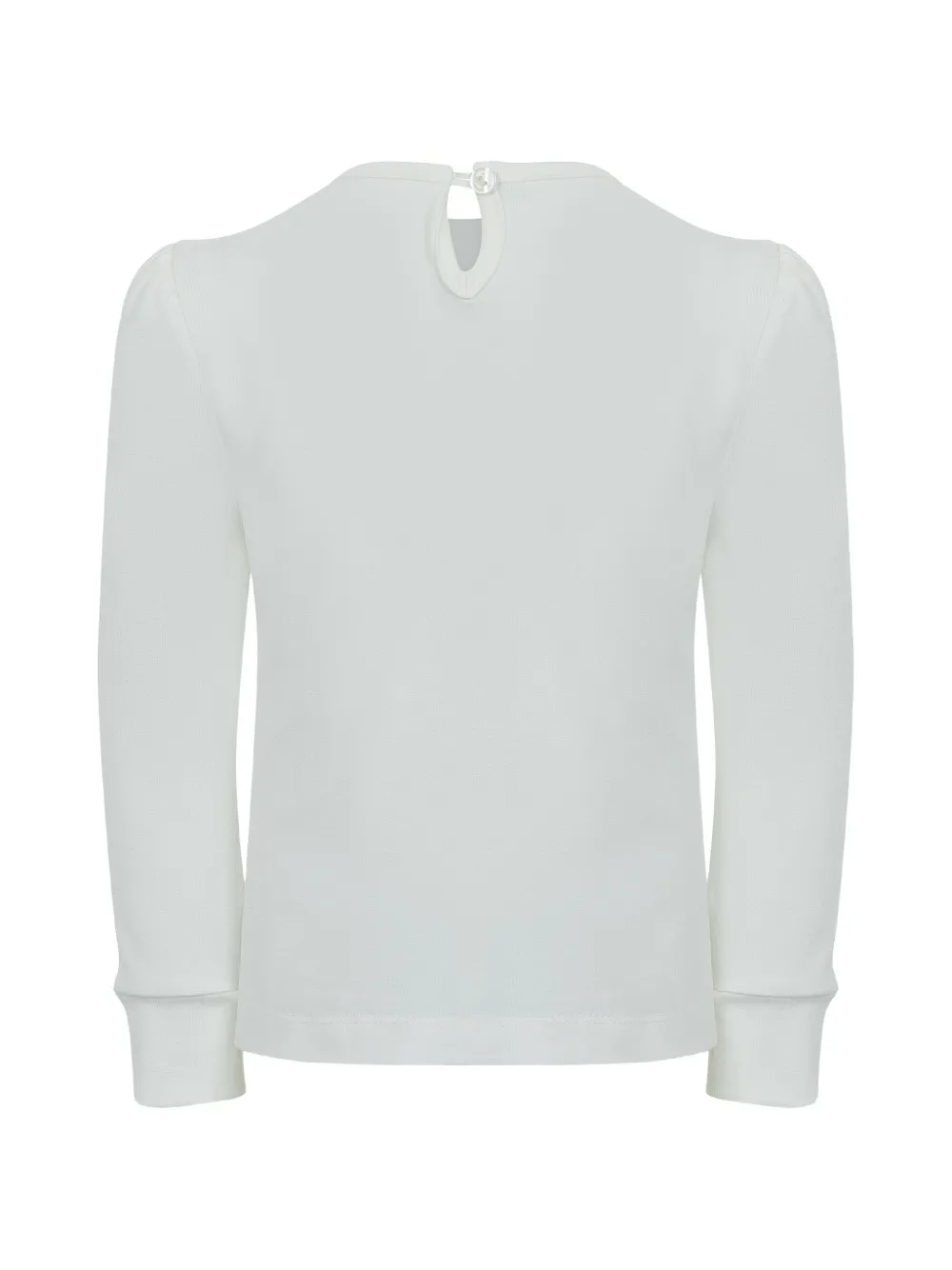 Lapin House Shirt met lange mouwen en konijn-print Wit