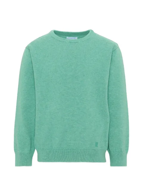 Mayoral crew-neck fine-knit sweater