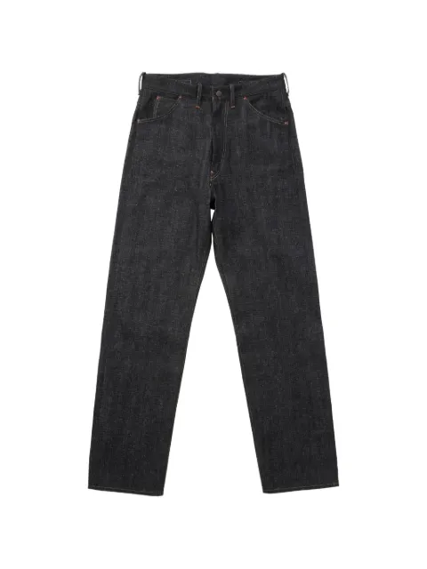 TAIGA TAKAHASHI buckle-strap straight-leg jeans