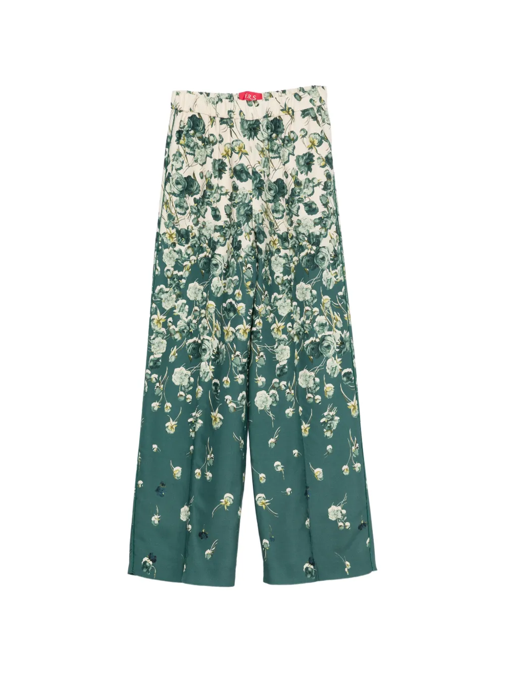 F.r.s For Restless Sleepers Floral-print Palazzo Pants In Orange