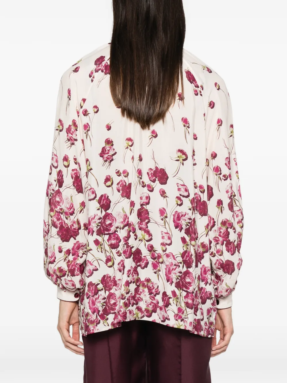 F.R.S For Restless Sleepers floral-print blouse Beige