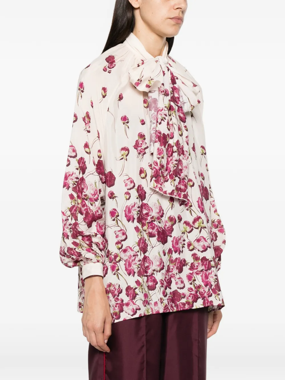 F.R.S For Restless Sleepers floral-print blouse Beige