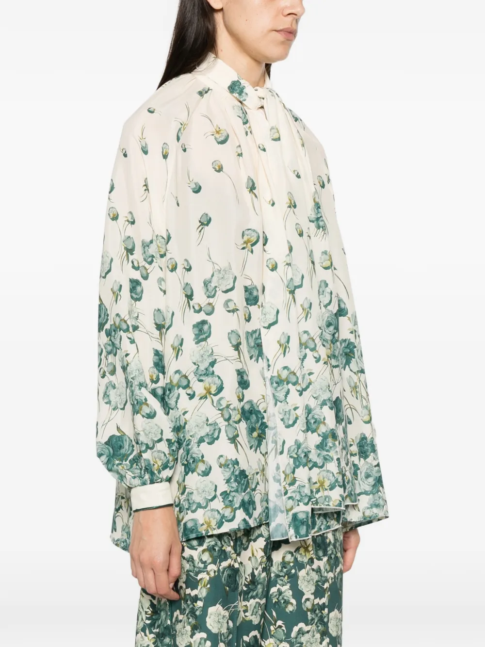 F.R.S For Restless Sleepers floral-print blouse Groen