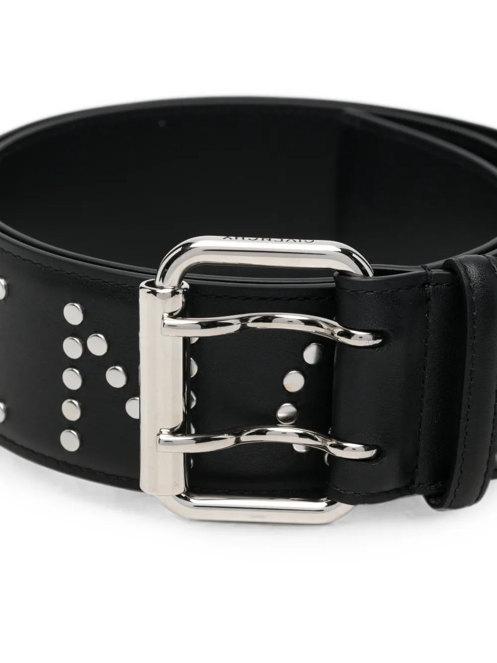Givenchy Leren riem met studs Zwart